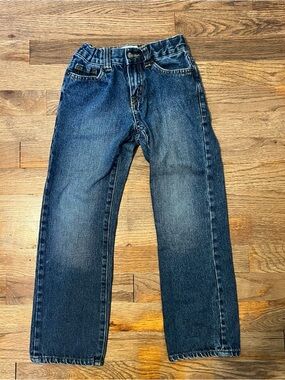 The Children's Place Boys 6 Denim Straight Jeans Dark Blue Kids